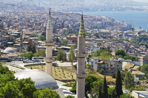 View of Izmir as seen from the Asansoer in the Konak district