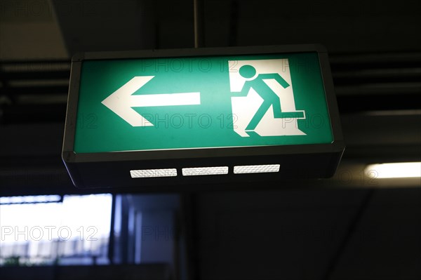 Emergency exit sign