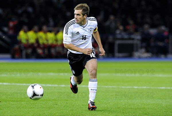 Philipp Lahm during the qualifying match for the FIFA World Cup 2014