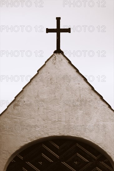 Front of a church gate in Vadstena