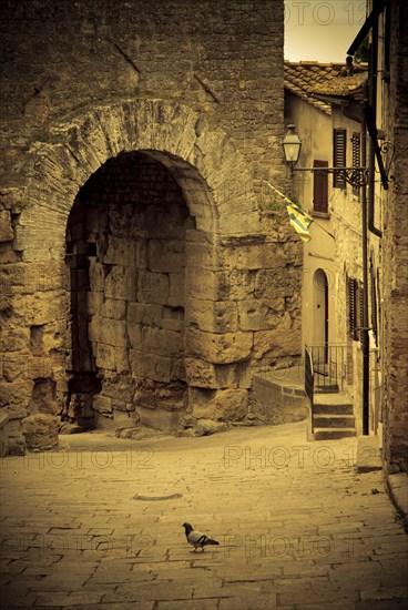 Alley and archway
