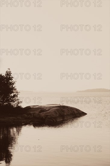 Scenic view of archipelago in Stockholm