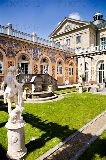 Ornamental courtyard