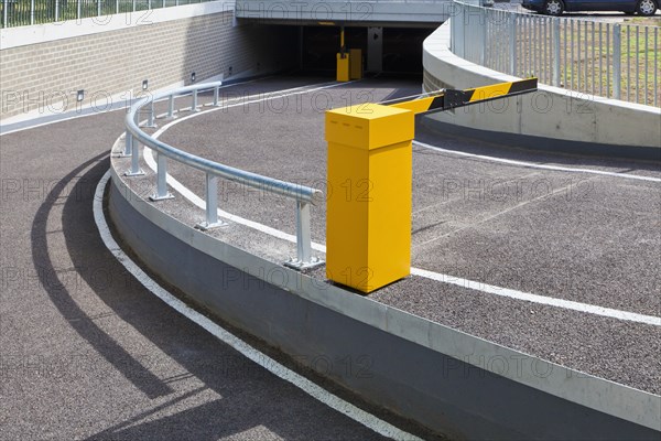 Entrance to an underground car park