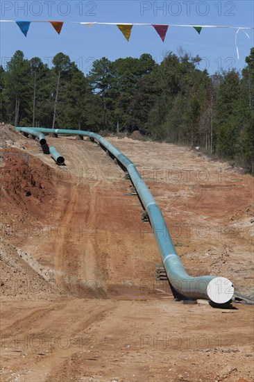 Construction of the southern portion of the Keystone XL pipeline