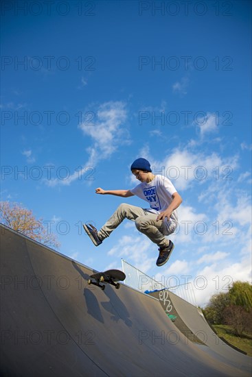 Twelve-year-old skater