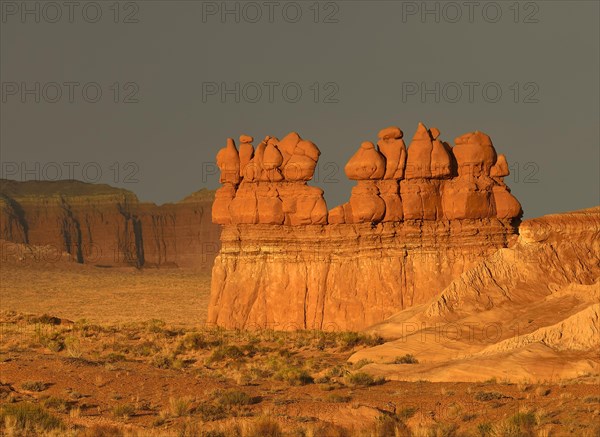 Gathering' rock formation