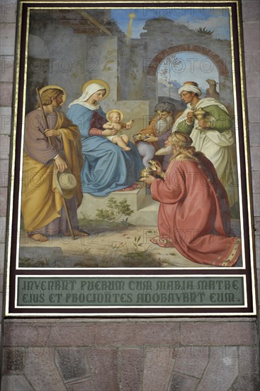 Painting by Johannes Schraudolph in the nave