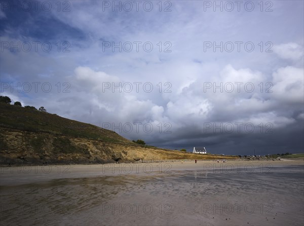 Atlantic beach in the Bay of Douarnenez