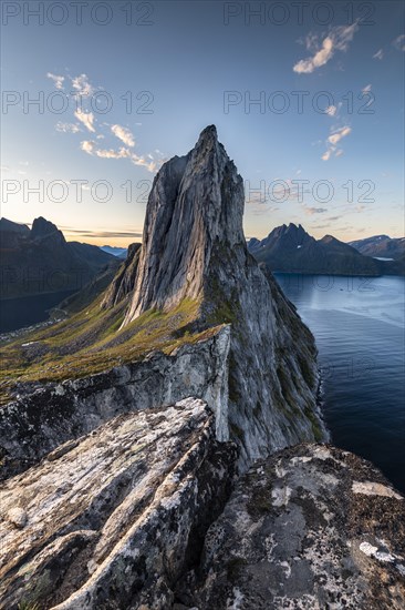 Steep mountain Segla