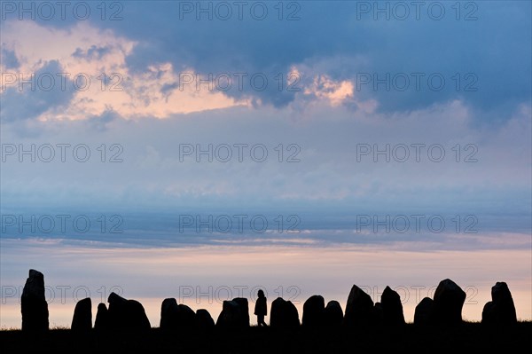 Visitors at the Ale's Stones