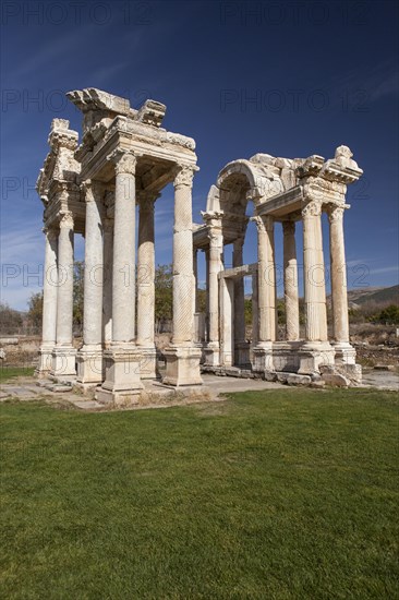 Tetrapylon in the ancient city of Aphrodisias