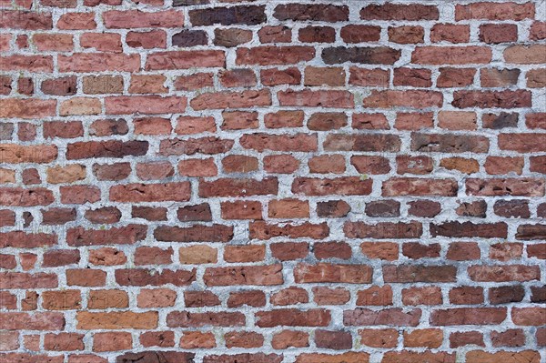 Wall made of red bricks