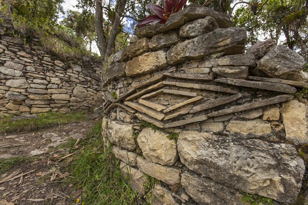 Diamond-shaped relief on a house wall