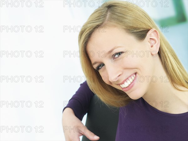 Young woman smiling