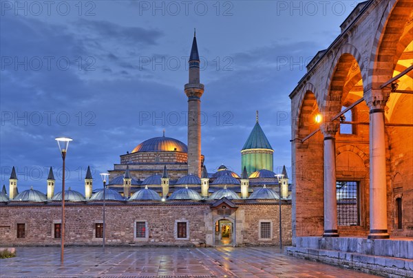 Mevlana monastery with Rumi's Mausoleum