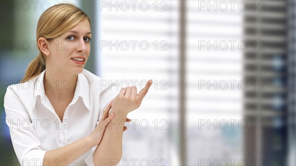 Businesswoman in an office