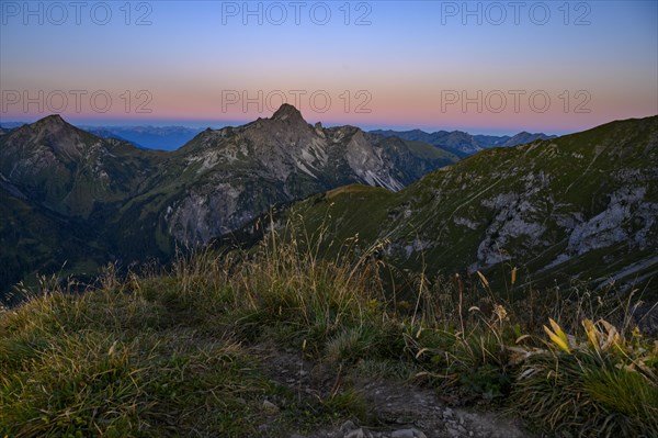Bregenz Forest Mountains with Hochkunzelspitze