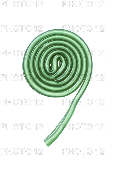 Green fruit gum snail