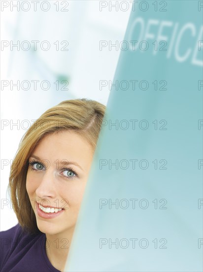 Young woman smiling