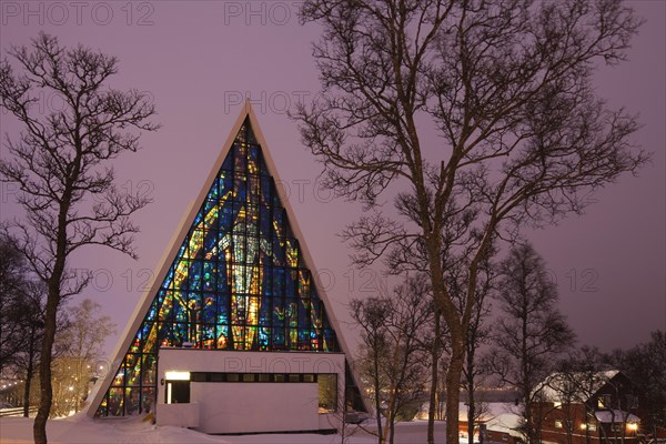 Arctic Cathedral or Tromsdalen Kirke church