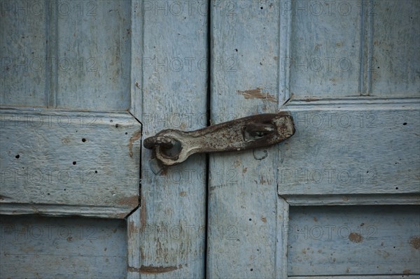 Old locked door