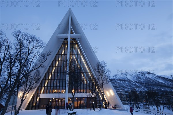 Arctic Cathedral or Tromsdalen Kirke church