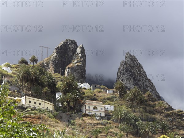 Twin rock formation