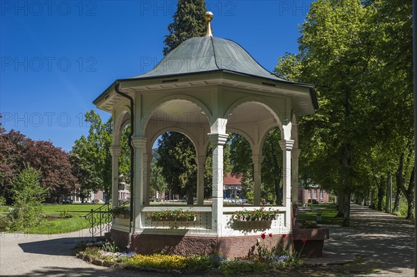 Pavilion in the Kurpark spa park