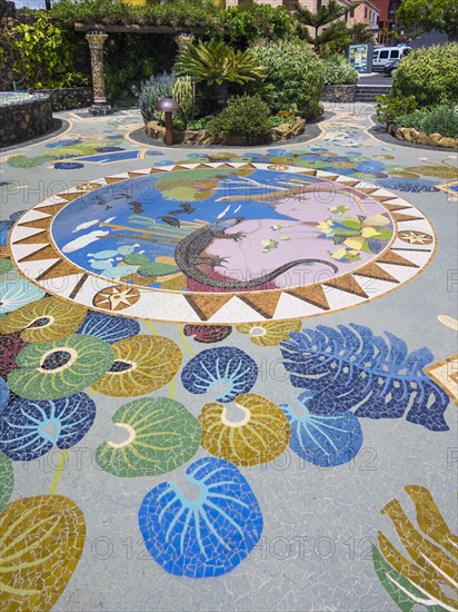 Floor mosaic