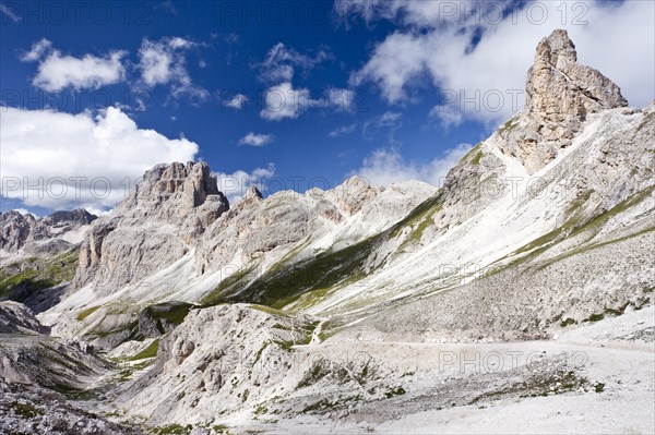 View on the way to Kesselkogel mountain