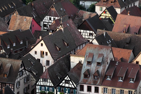 Roofs of the old town in the morning light