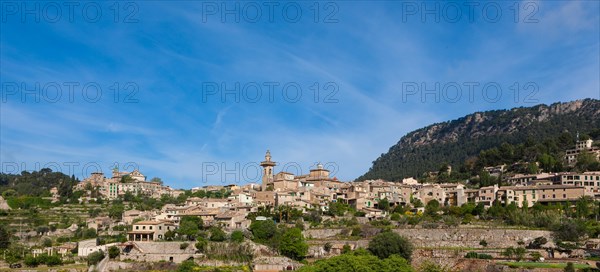 View of the old town of Valldemossa