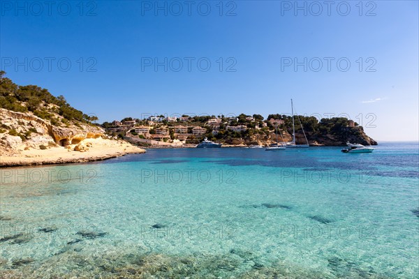 Hidden beach of Portals Vells