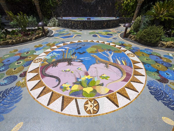 Floor mosaic