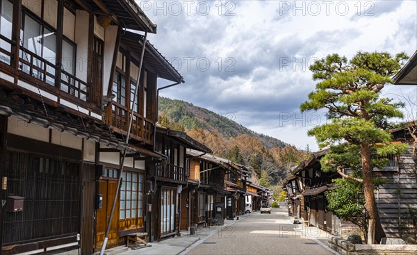 Old traditional village on the Nakasendo road