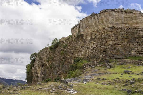 Walls of the Fortress of Kuelap near Tingo