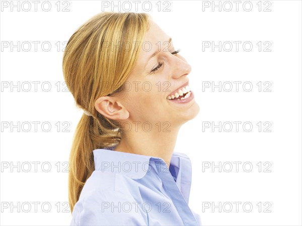 Young woman laughing