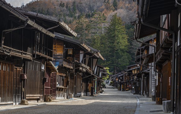 Old traditional village on the Nakasendo road