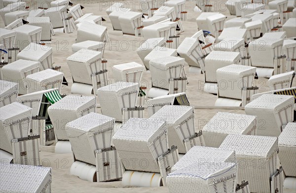 White beach chairs