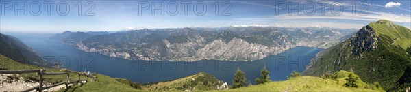 View of Lake Garda from Monte Baldo