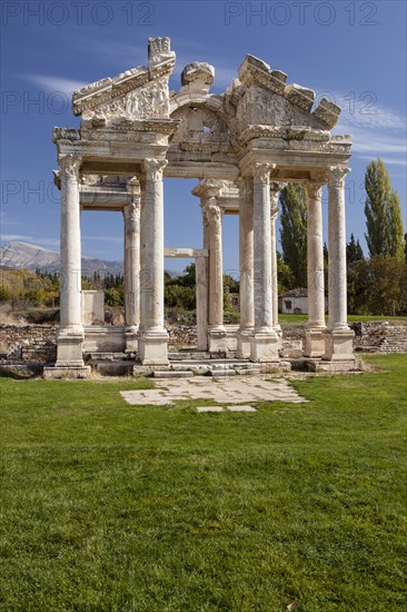 Tetrapylon in the ancient city of Aphrodisias