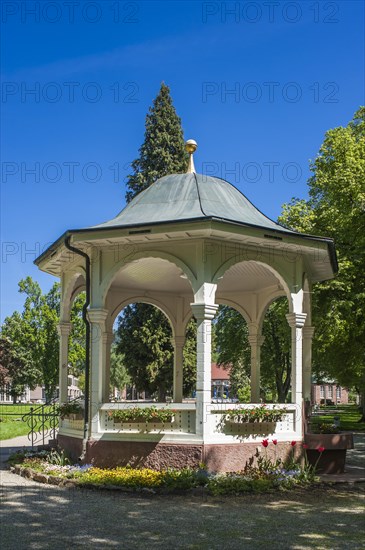 Pavilion in the Kurpark spa park