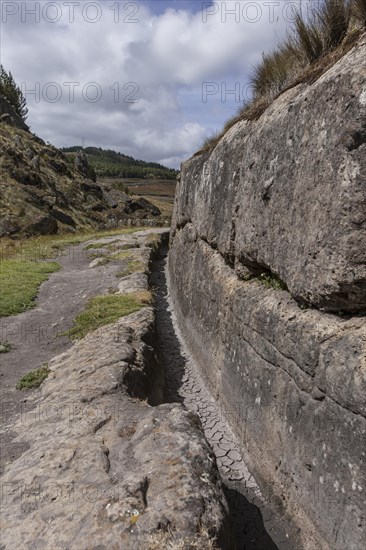 Pre-inka water channel