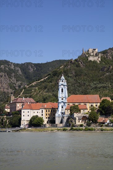 Durnstein Monastery and Durnstein Castle Ruins