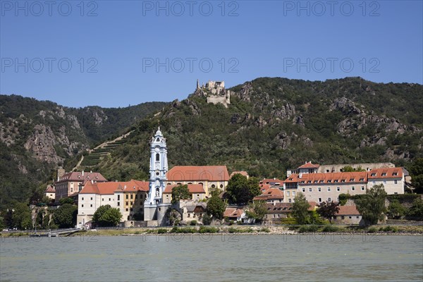 Durnstein Monastery and Durnstein Castle Ruins