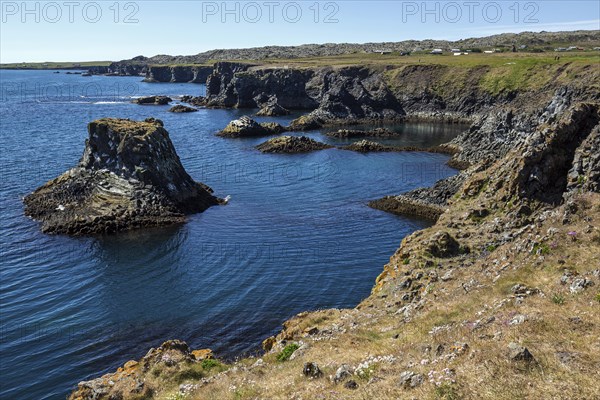 Steep coast