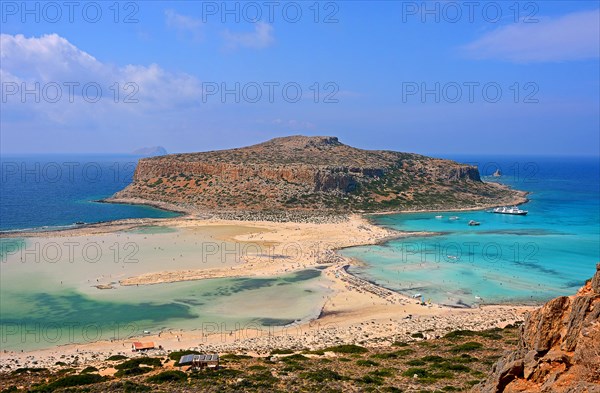 Bay of Balos with lagoon of Gramvousa