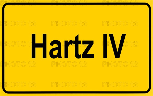 Symbol Hartz IV unemployment benefit II