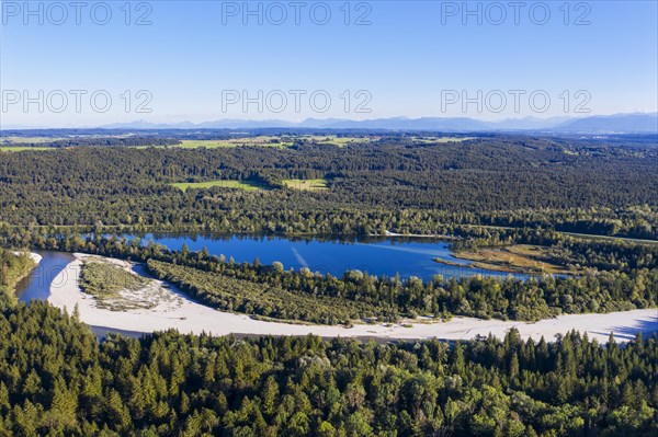 Isar floodplains with Isar and Ickinger reservoir